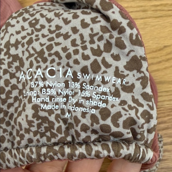 ACACIA Pink Ribbed Bikini Set - Picture 6 of 6